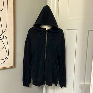 Oversized Black Jacket - Junior’s Small